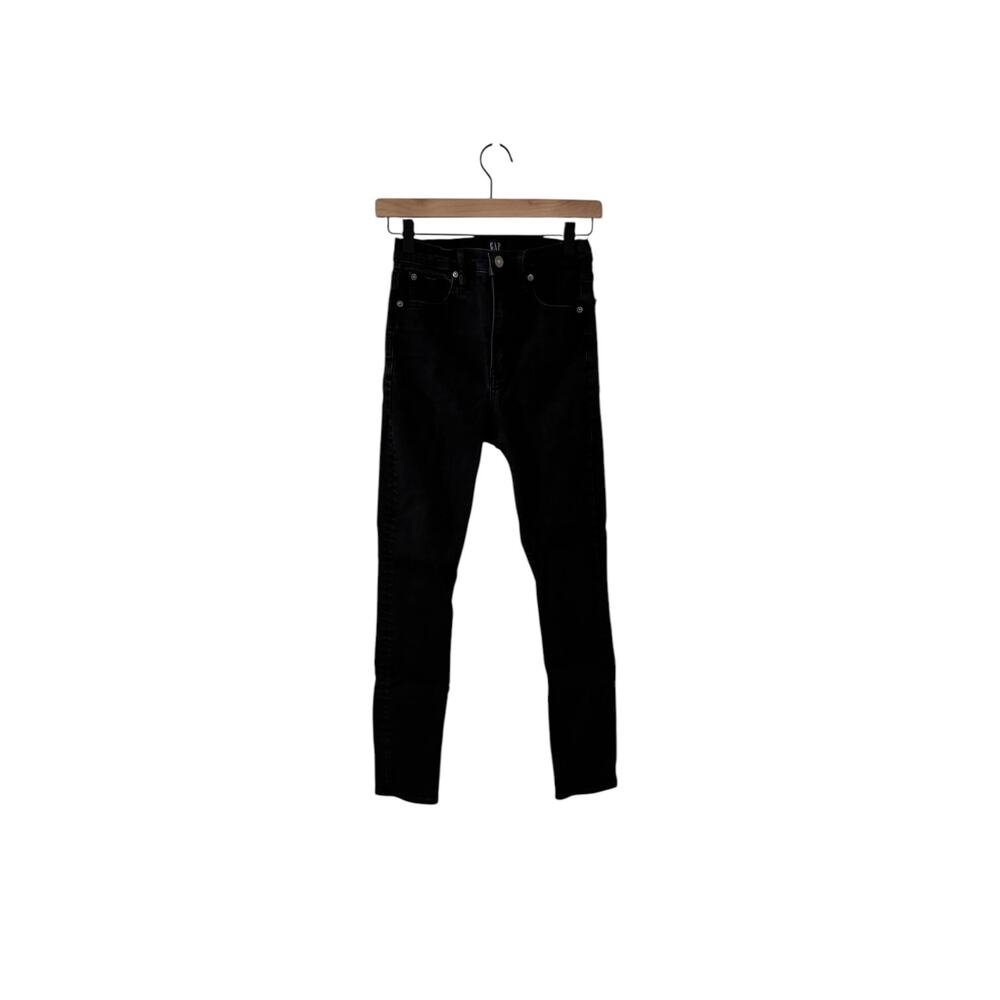 GAP Denim Black True Skinny Jeans Size 4